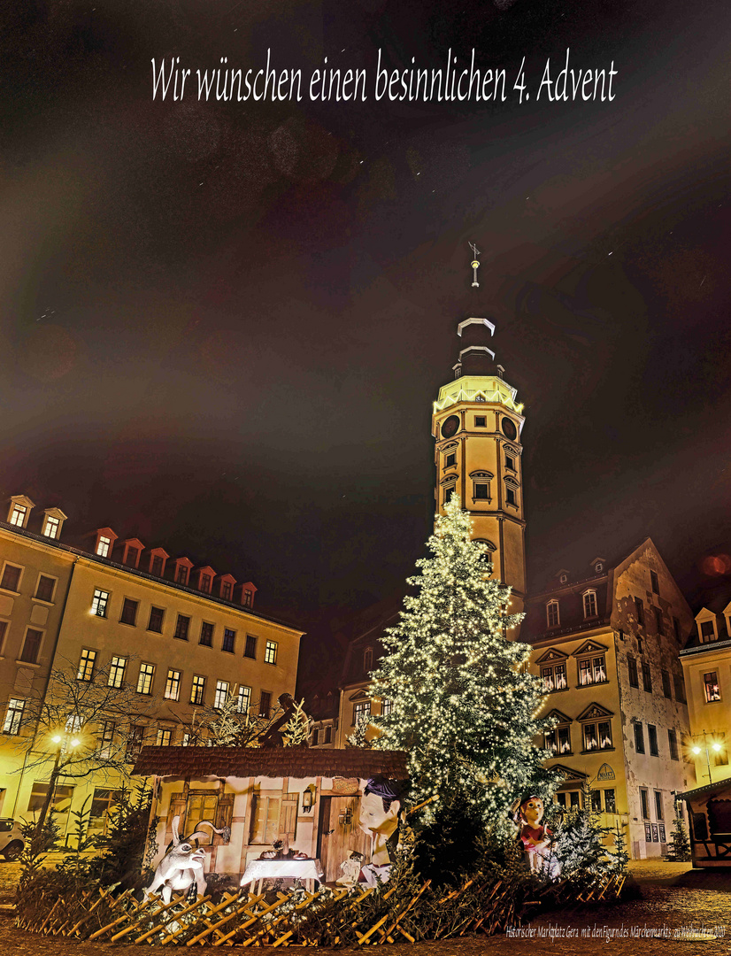 Wir wünschen einen besinnlichen 4. Advent 