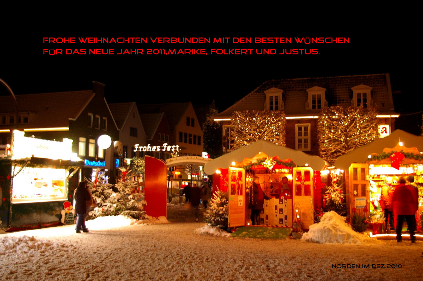 Wir wünschen fröhliche Weihnachten aus Norden Ostfriesland......