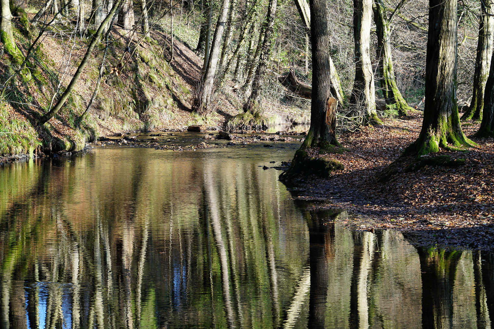 Wischeffekt an der Dhünn