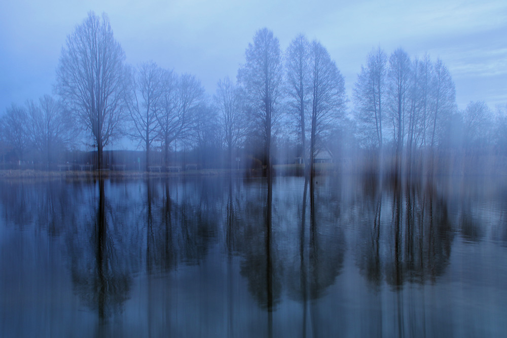 Wischeffekt in Blau