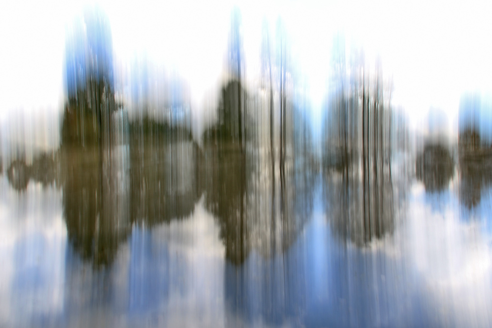 Wischeffekte am Weiher