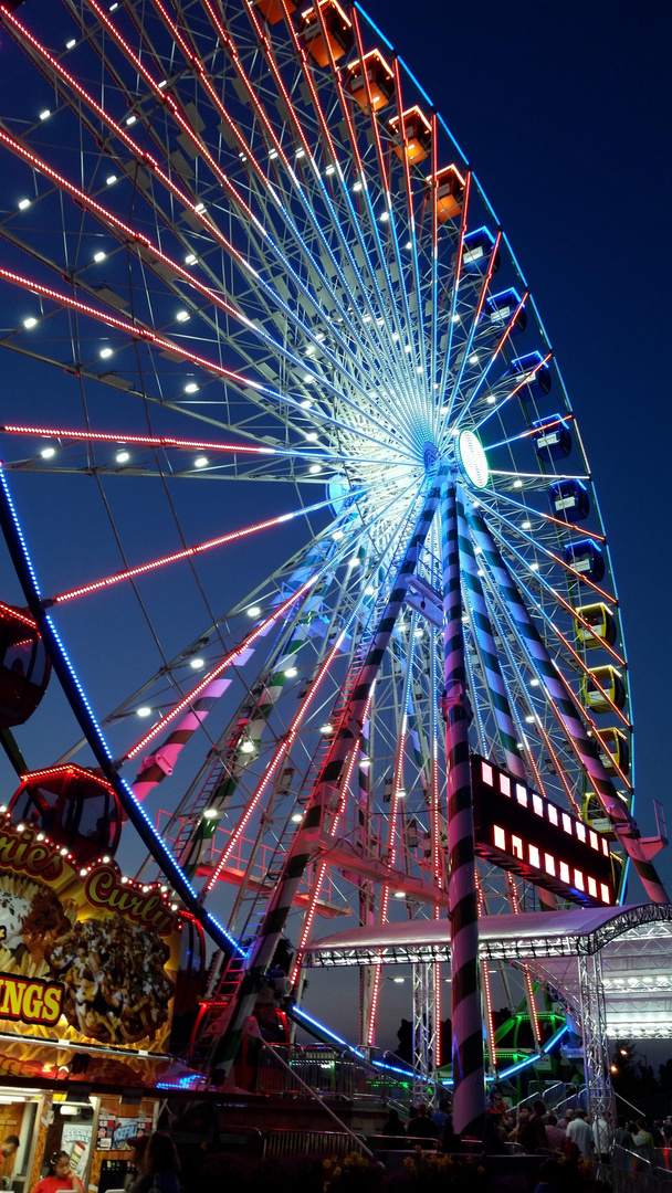 Wisconsin State Fair Ferris Wheel at Twilight