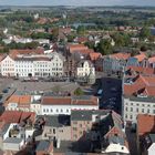 Wismar - Blick vom Turm der Marienkirche in Richtung Markt