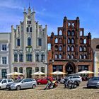 Wismar, Häuserzeile am Markt