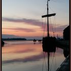 Wismar Hafen am Abend