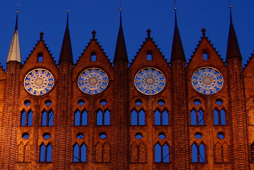 Wismar in der blauen Stunde