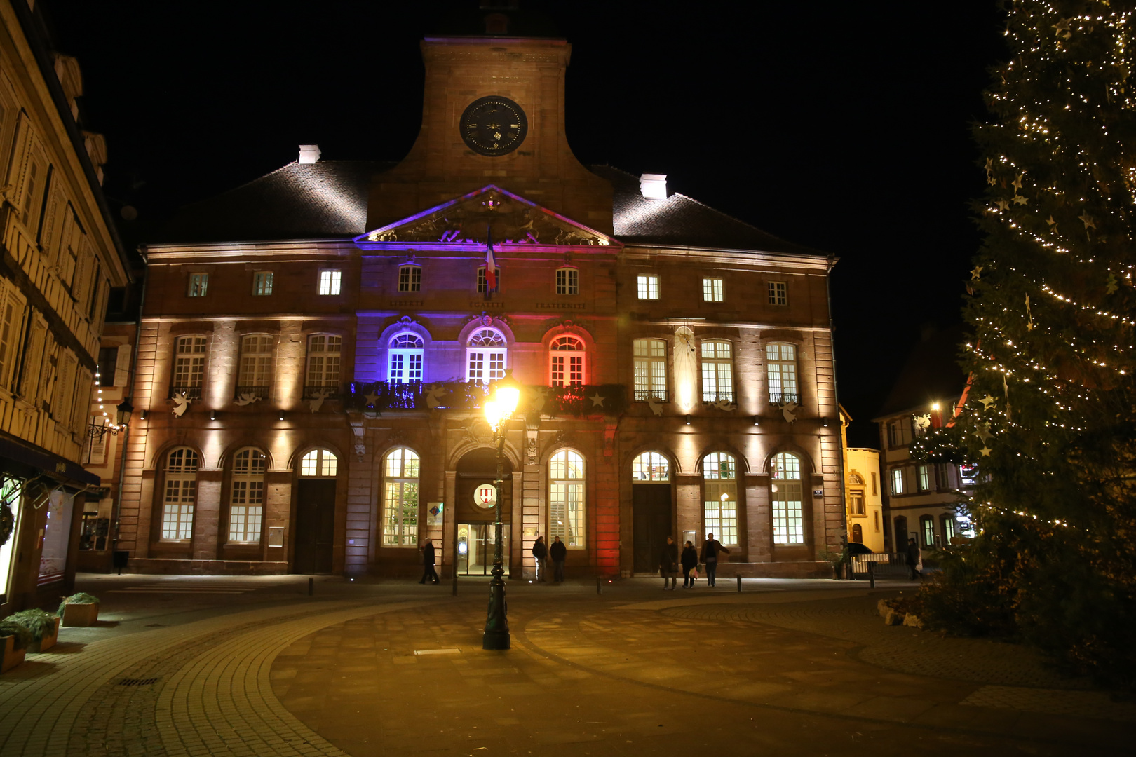 Wissembourg im Elsass - Rathaus- Dez. 2015