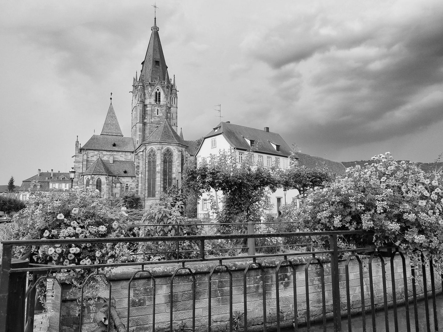 Wissembourg mit Abteikirche Saints-Pierre-et-Paul