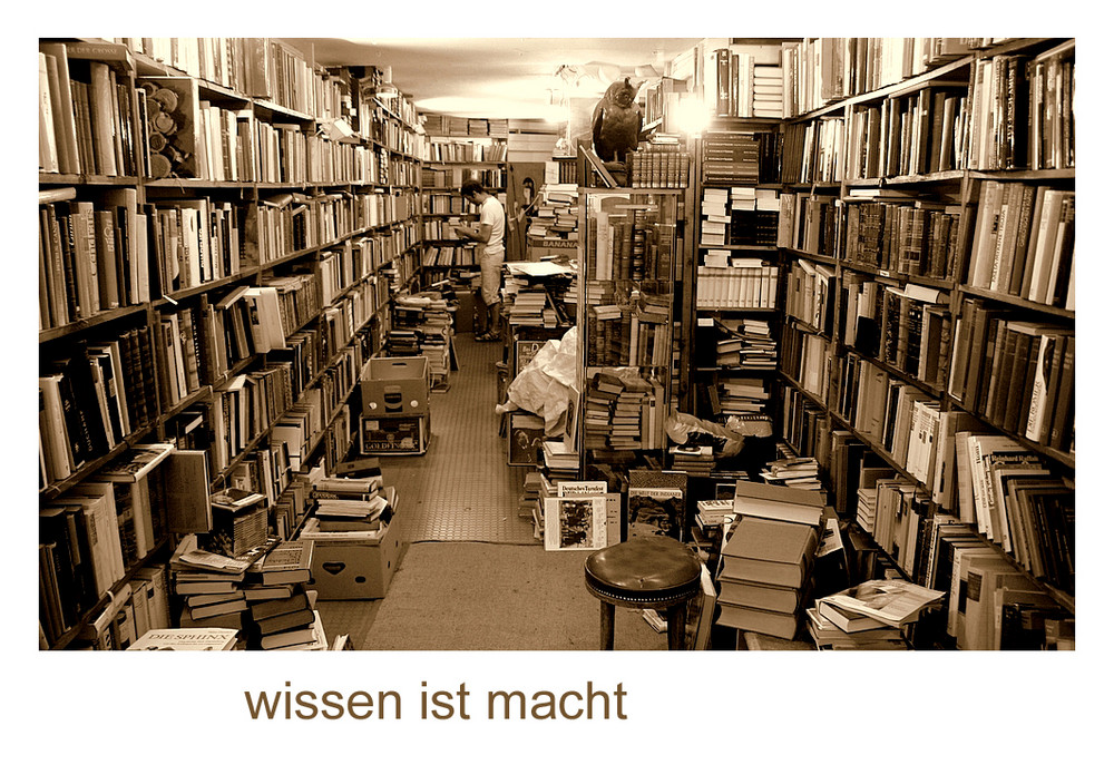 wissen ist macht