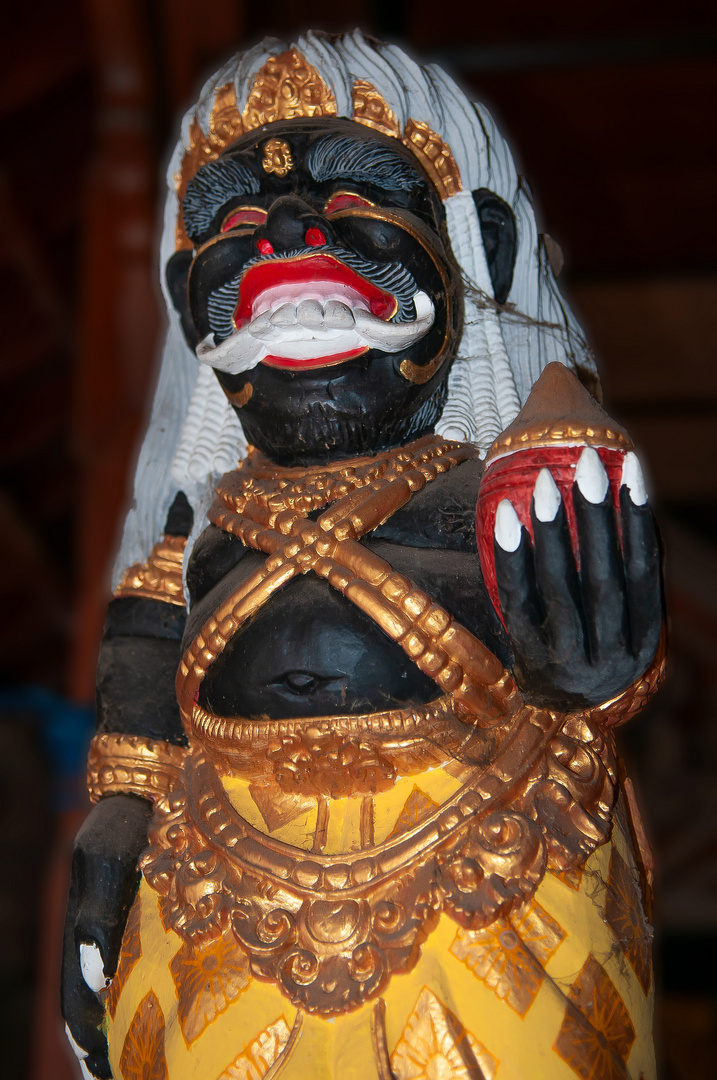 Witch Rangda in standing position