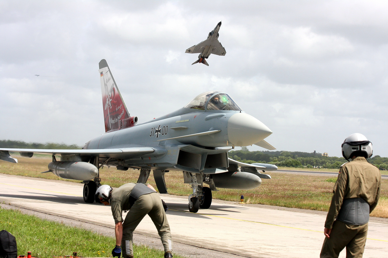 With the arrival of the Eurofighter, the Phantom is leaving Wittmund in style