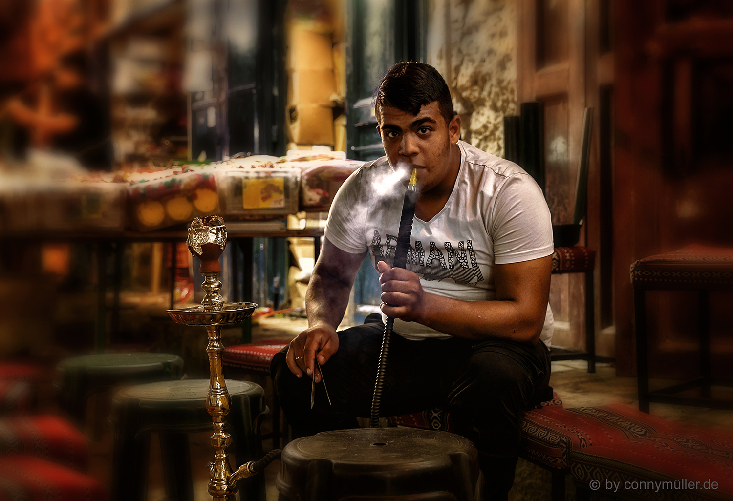 With the Hookah