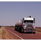 With the Roadtrain through the Outback