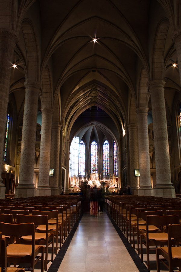 Within a Chapel's walls.