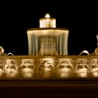 Wittelsbacherbrunnen bei Nacht