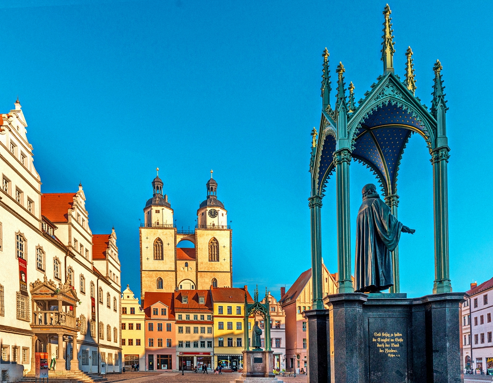 Wittenberg (2) Teilansicht vom Marktplatz