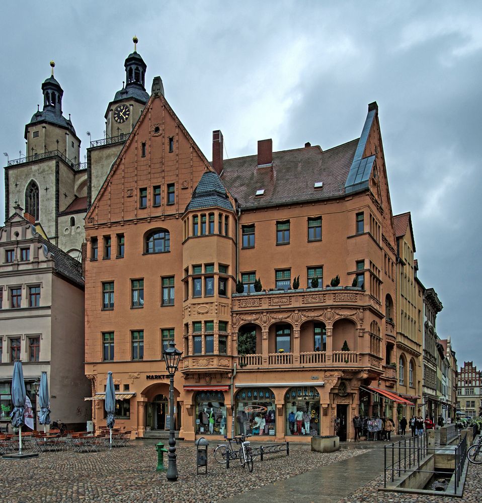 Wittenberg am Marktplatz Foto & Bild altstadt, historisches, fachwerk