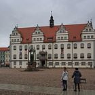 Wittenberg Marktplatz mit Rathaus