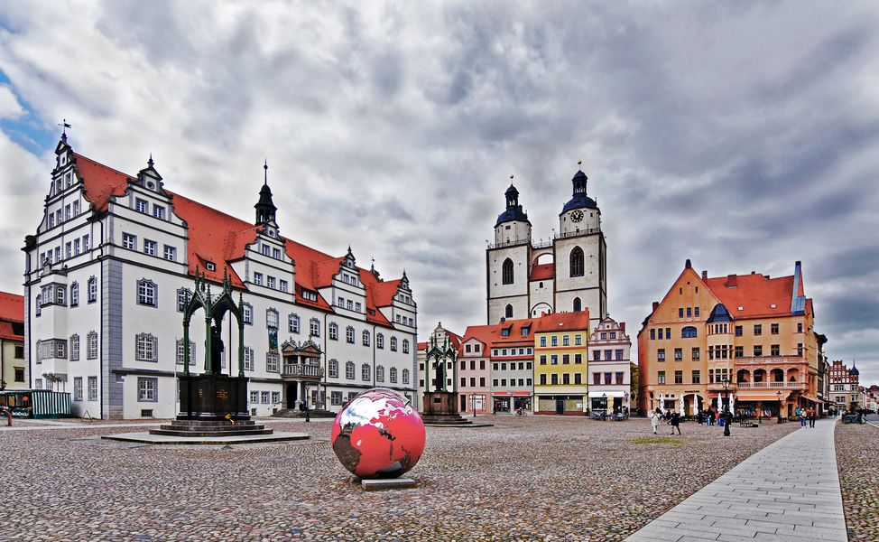 Wittenberger Marktplatz....