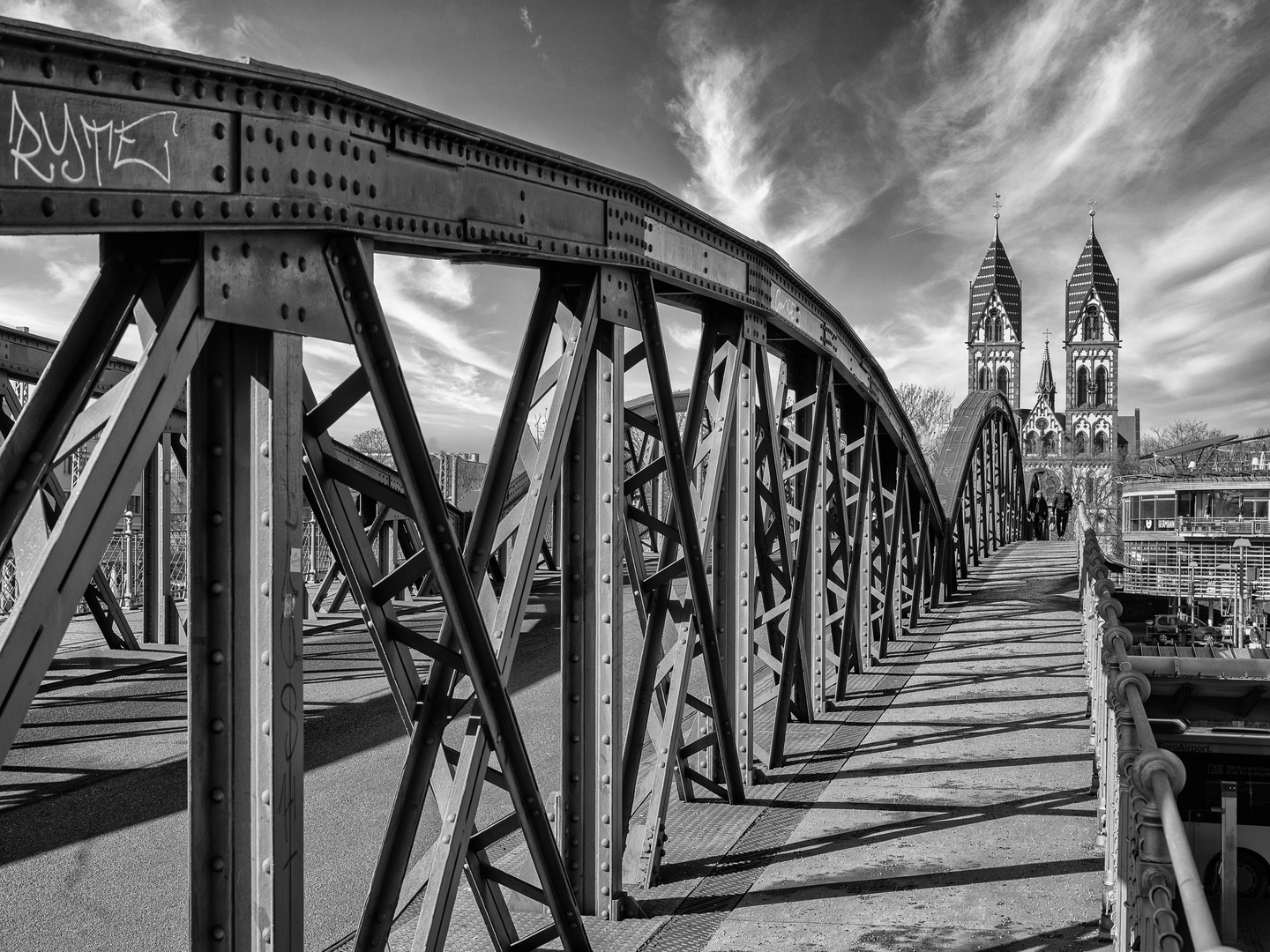 Wiwili Brücke in Freiburg