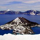 Wizard Island im Crater Lake, Oregon