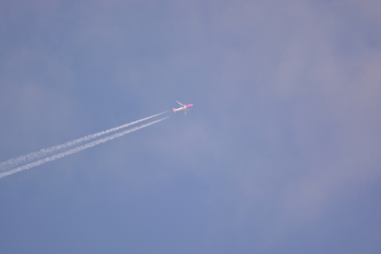 WIZZAIR in 11.598 Meter Flughöhe nach London