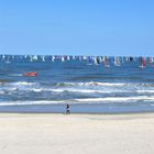 WK Rounde om Texel 2009 Katamaran Regatta Panorama