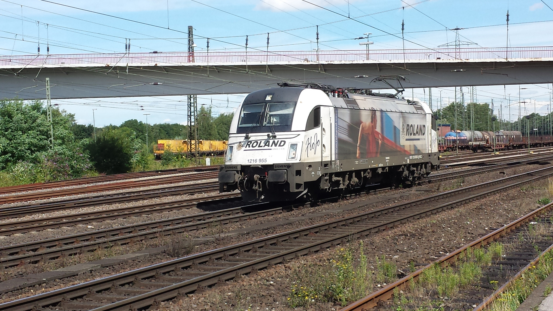 WLC 1216 955 "Roland" am 31.07.2017 als LZ Duisburg-Entenfang