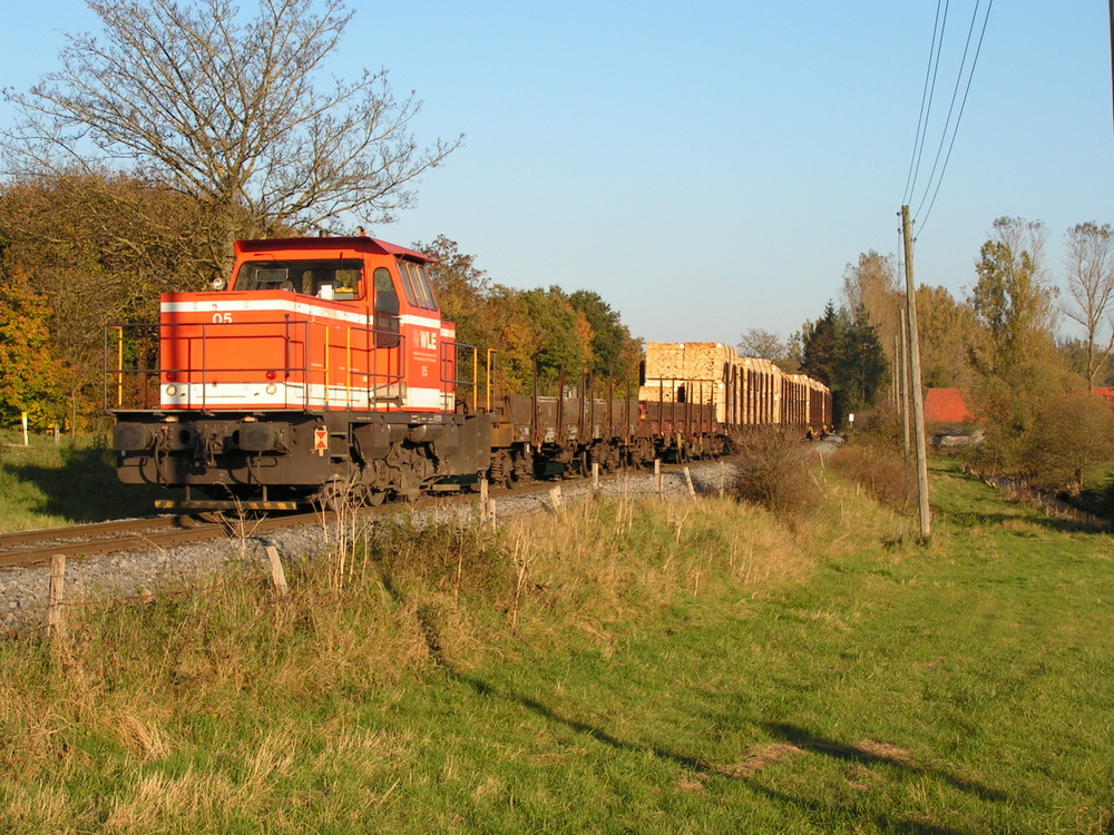 WLE Lok 05 auf der Möhnetalbahn