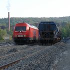 WLE Lok 22 im Arbeitseinsatz in Warstein