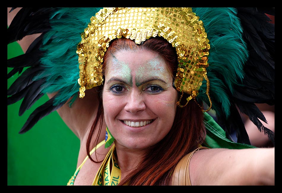 WM 2006 Fan Fest Dortmund - brasilianische Farben...