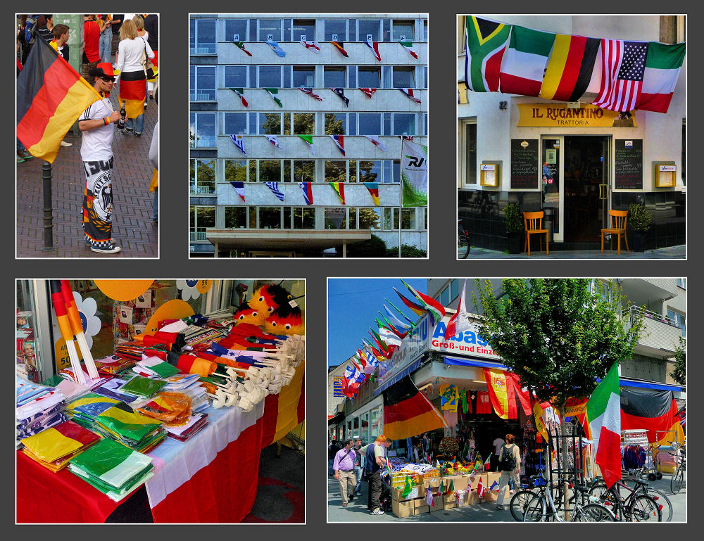 WM 2010 - Flaggenfieber in Köln