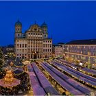 WM Augsburg 2014 mit Rathaus und Perlachturm