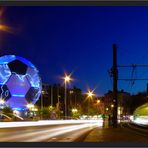 WM Ball in Hannover mit Straßenbahn