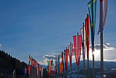 WM Fahnen in Schladming