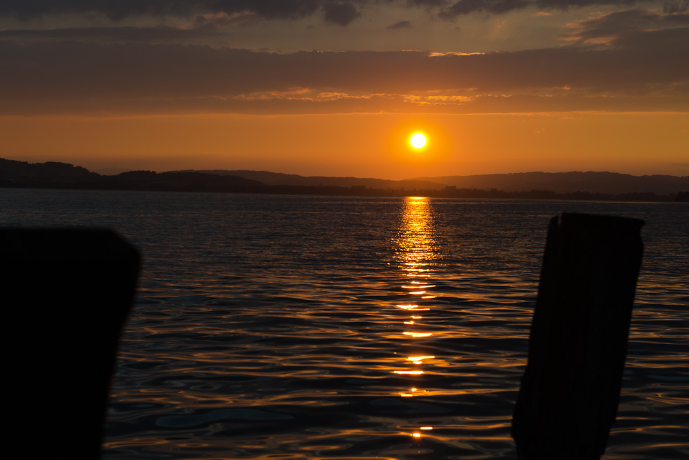 Wo-26/14: Sonnenuntergang am Sempachersee