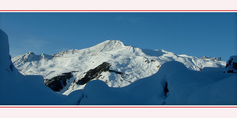 Wo Berge von Schnee sich erheben...