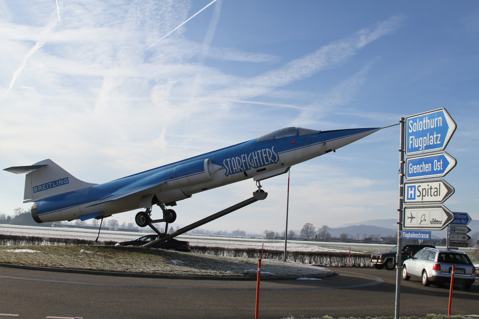 Wo bitte geht's zum Flugplatz