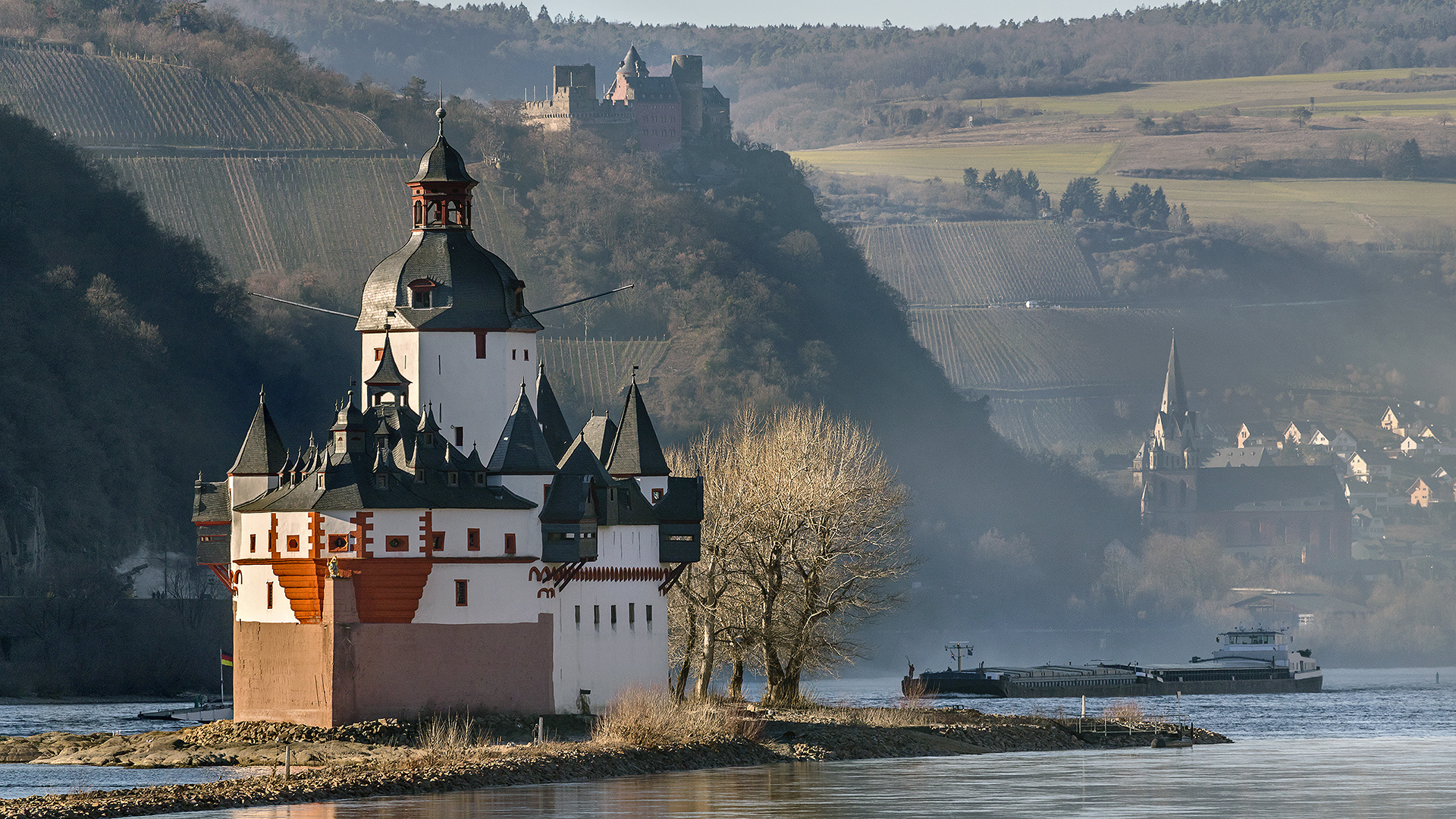 Wo BLÜCHER einst den Rhein überquerte