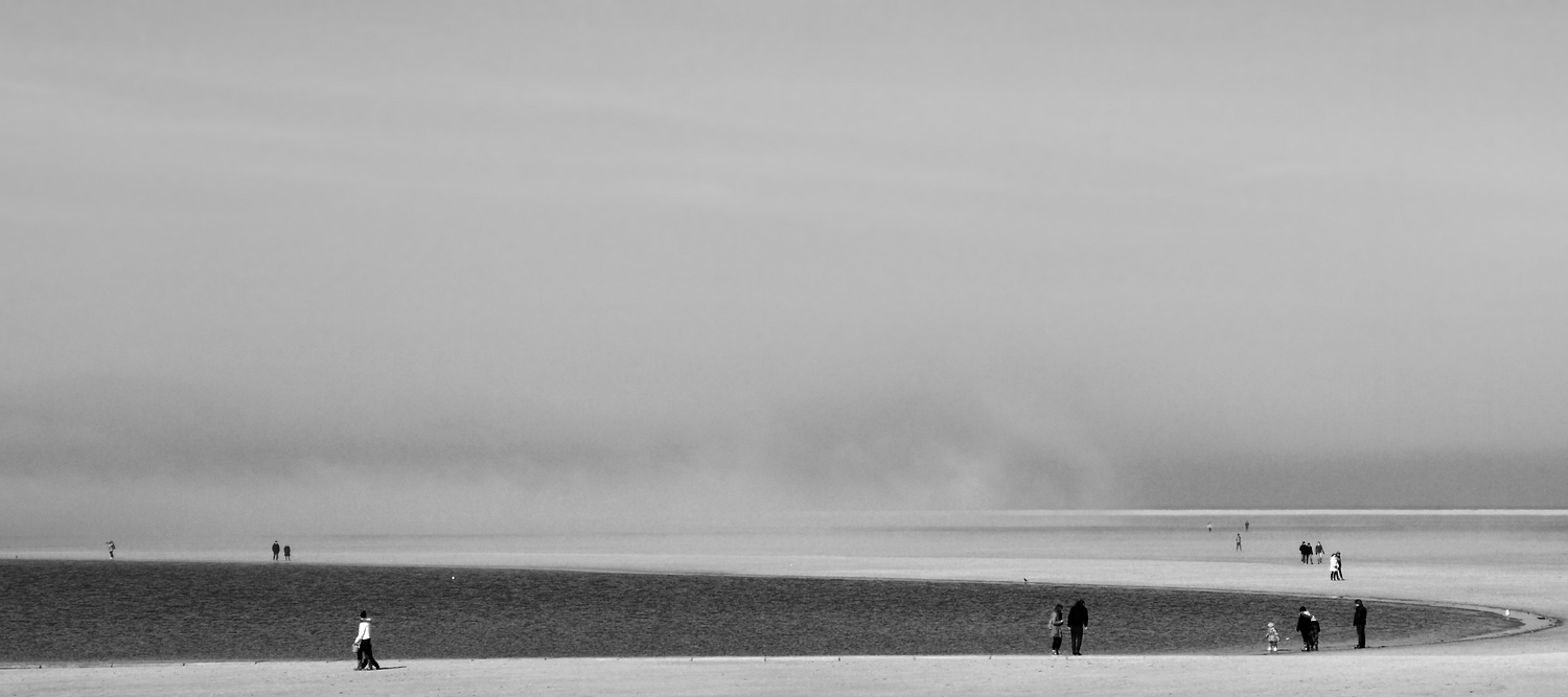 Wo das Meer den Strand küßt