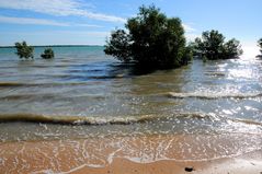 wo der Norman River in den Golf von Carpentaria fließt.