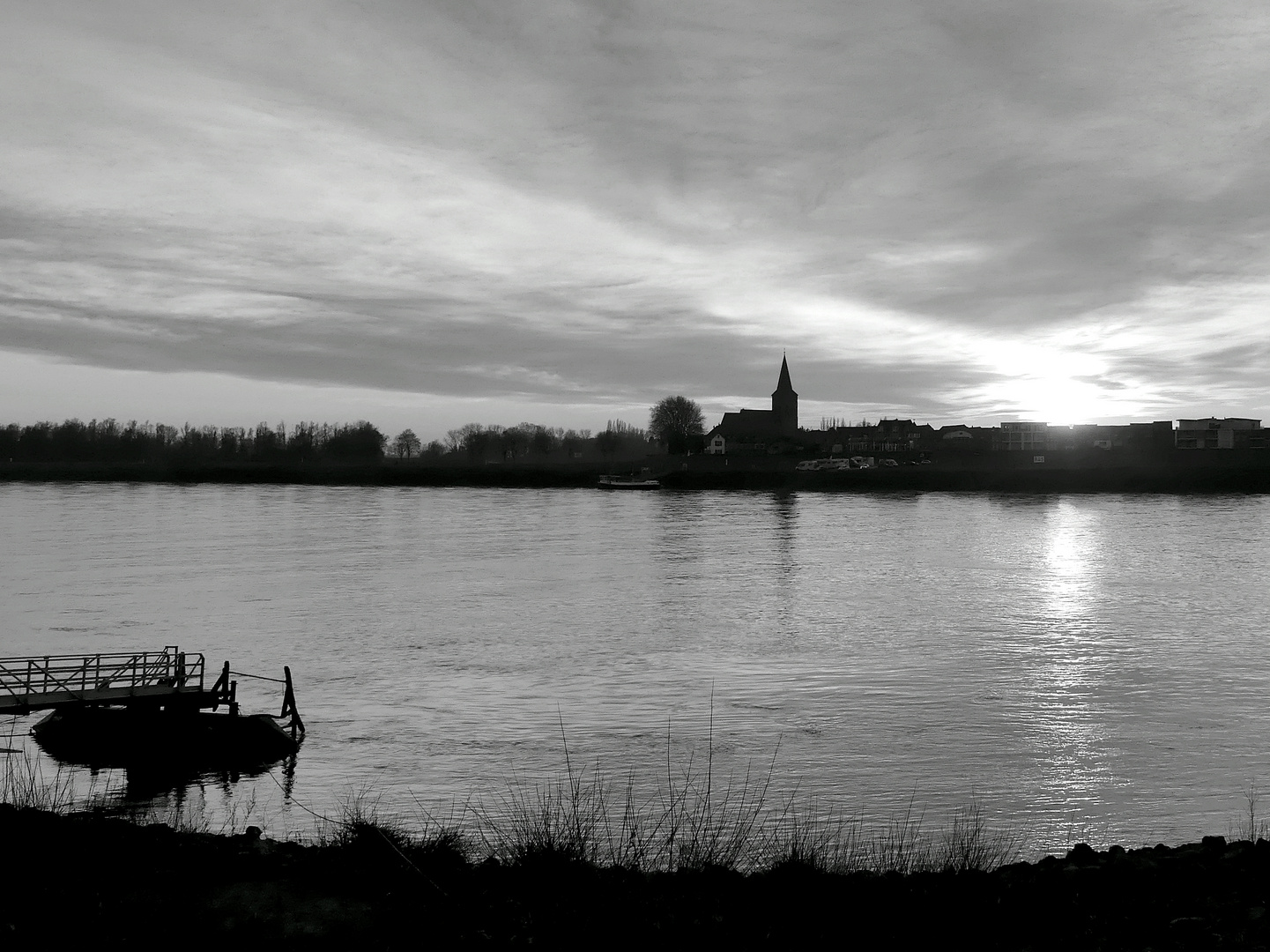 Wo der Rhein am breitesten ist