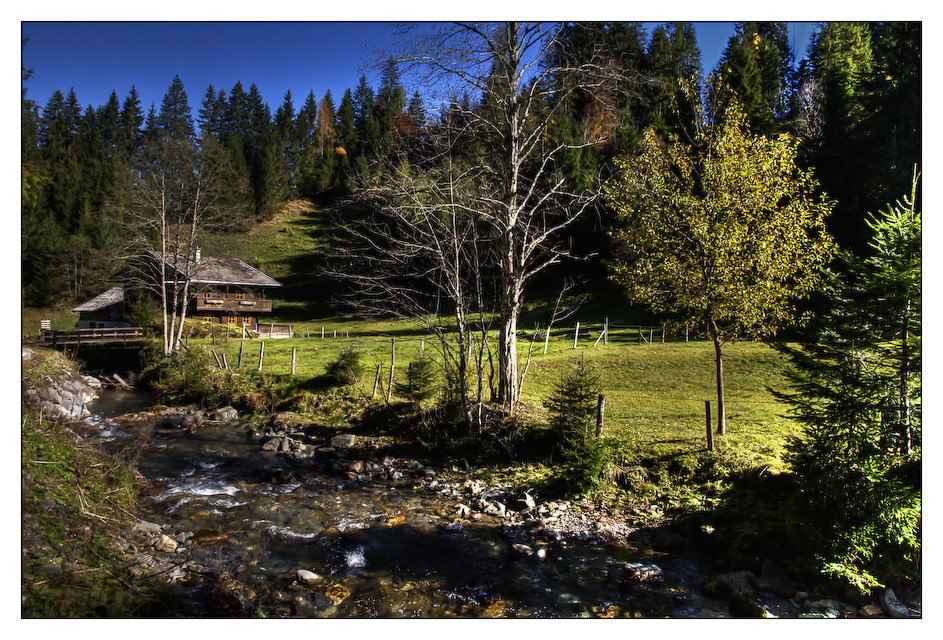 Wo der Wildbach rauscht