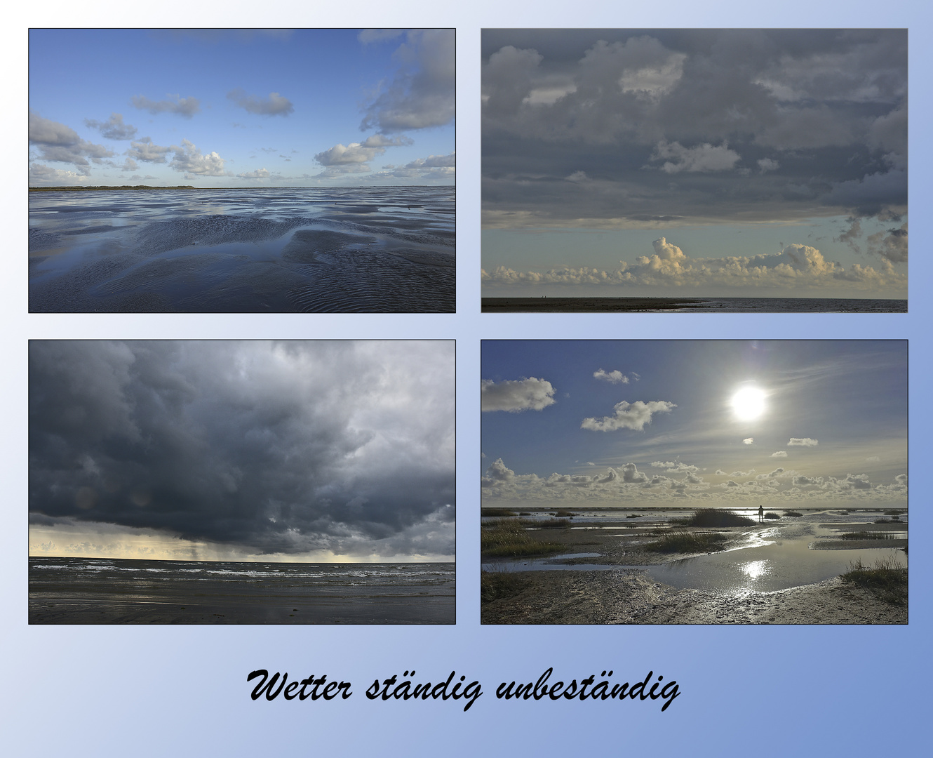 "Wo die Nordseewellen . . . (7) - "Wetter ständig unbeständig" - Diese Wettergrundregel . . .