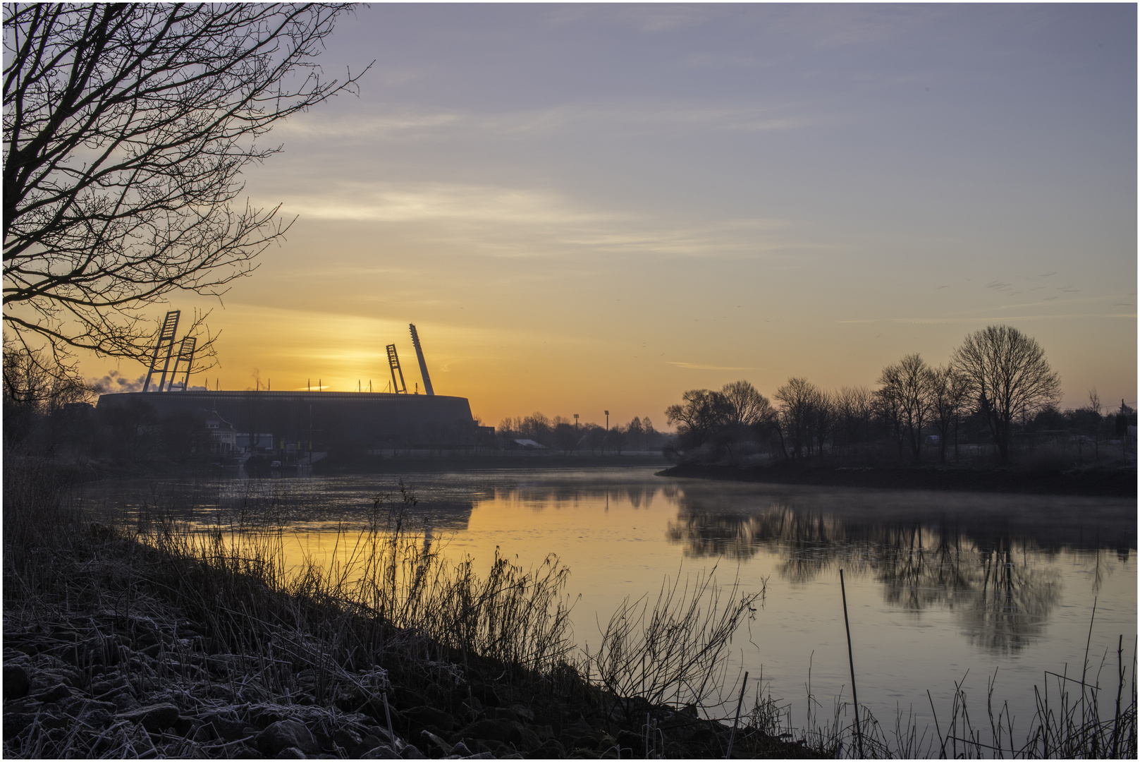 Wo die Weser einen großen Bogen macht .........