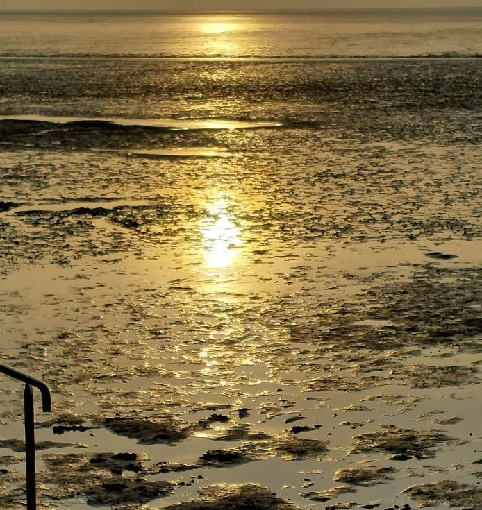 Wo Ebbe und Sonnenuntergang kollidieren