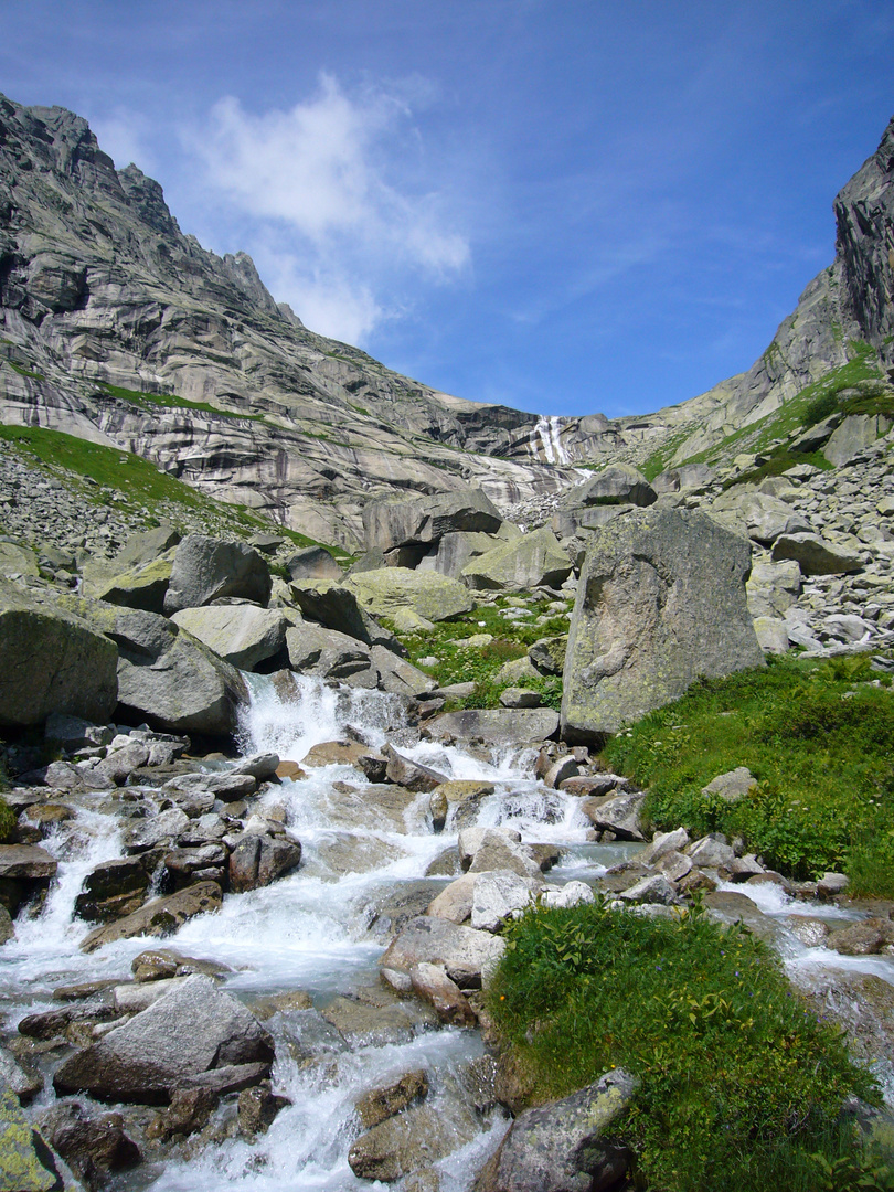 Wo ein Wasserfall beginnt