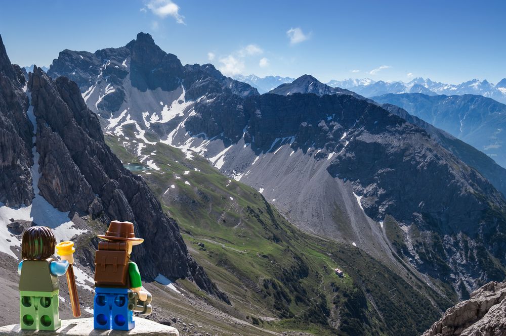 Wo sind die beiden Bergsteiger denn?