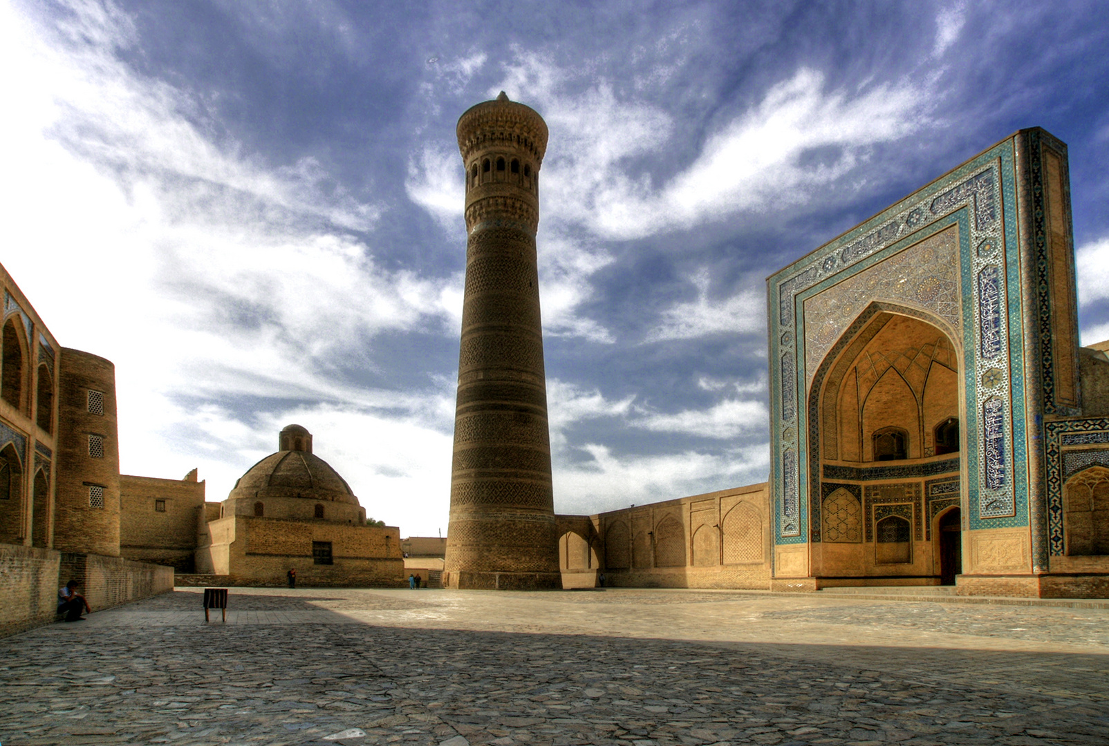 Wo sind die Touris ? Tote Hose in Buchara, Usbekistan.