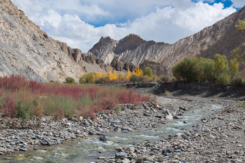 Woche 40: Auch in Ladakh ist nun der Herbst eingezogen - es ist bereits empfindlich kalt